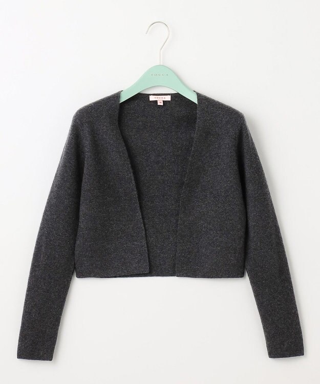 TOCCA 【洗える！】CASHMERE BOLERO ボレロ グレー系