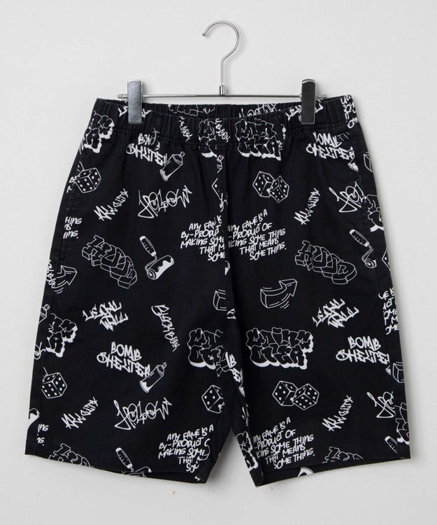 WEGO 【ウエストゴム/手洗い可】パターンイージーショーツ 柄2