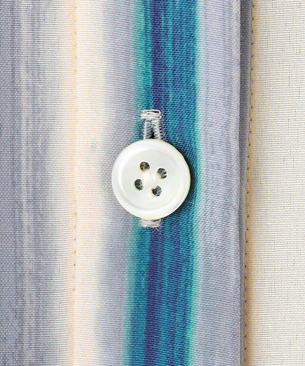 自由区 S 【カタログ掲載・洗える】ストライププリント ワンピース ブルー系ストライプ