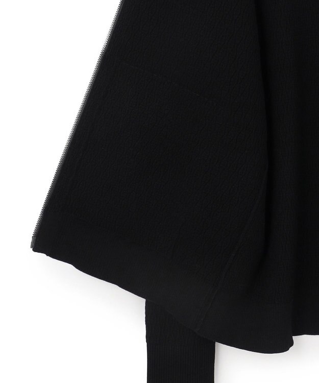 JOSEPH HOMME 【新柄】 ヴィスコースリンクス　ハイネックジップアップカーディガン ブラック系