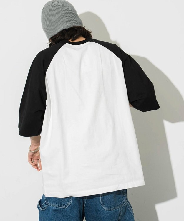 WEGO 【ユニセックス着用ITEM/】グラフィックラグランBIGT（S） 柄4