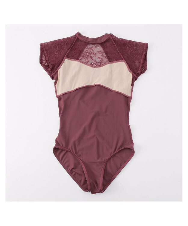 Chacott ハイネックレオタード アンティックローズ