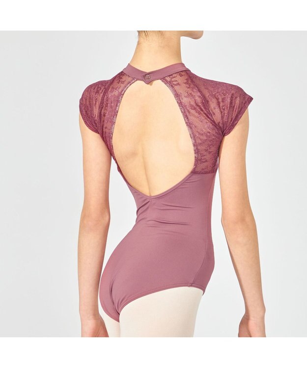 Chacott ハイネックレオタード アンティックローズ