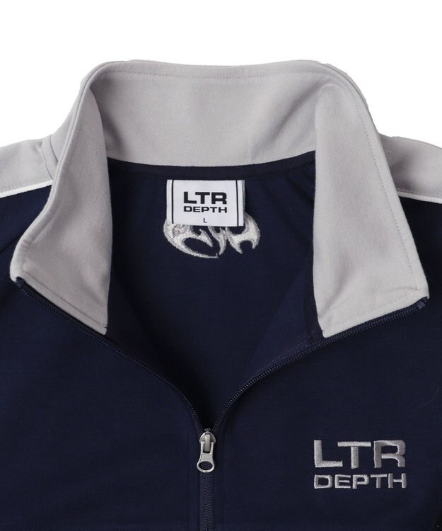 WEGO 【ユニセックス着用ITEM/MLサイズ展開】パイピングトラックジャケット ネイビー