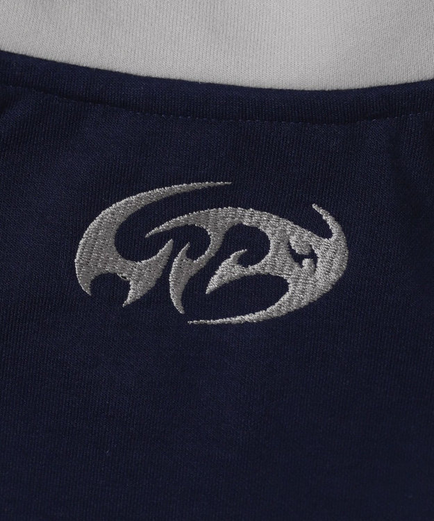 WEGO 【ユニセックス着用ITEM/MLサイズ展開】パイピングトラックジャケット ネイビー