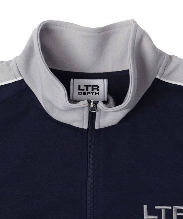 WEGO 【ユニセックス着用ITEM/MLサイズ展開】パイピングトラックジャケット ネイビー