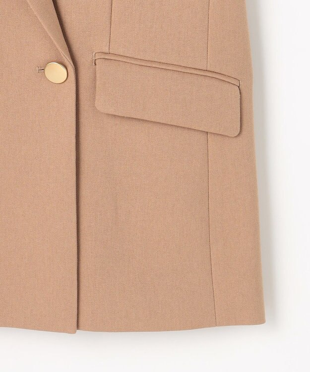 ANY L ウーリッシュＷブレストジャケット キャメル