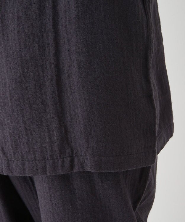 UCHINO マシュマロガーゼ ベーシック メンズパジャマ ダークグレー