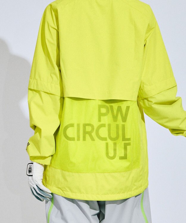 PW CIRCULUS 【 耐水圧20000mm  / レイン対応 】【UNISEX】防水レインウエアセット ゴルフ ライトグリーン系