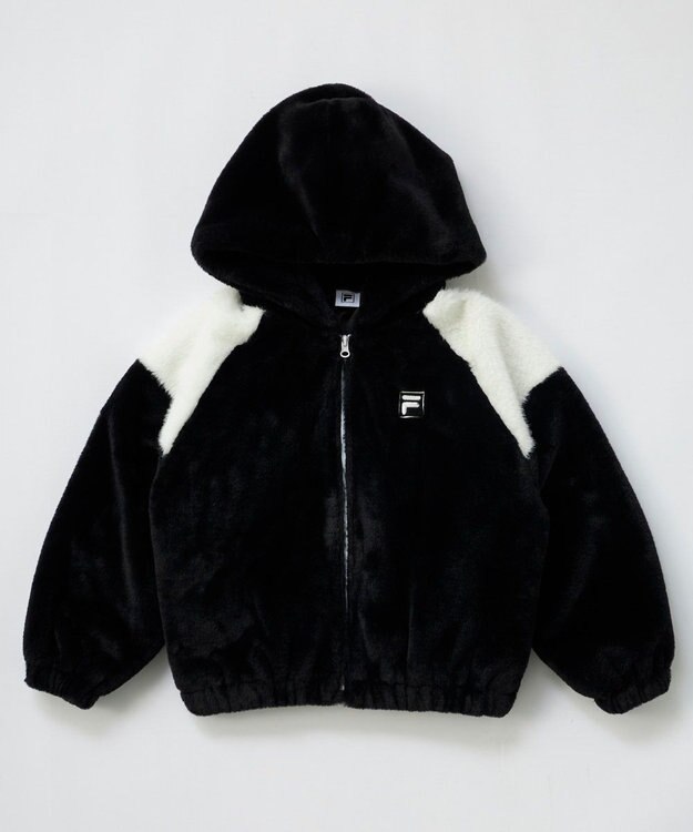 OP／FILA 【FILA】ボアジャケット/キッズ ブラック