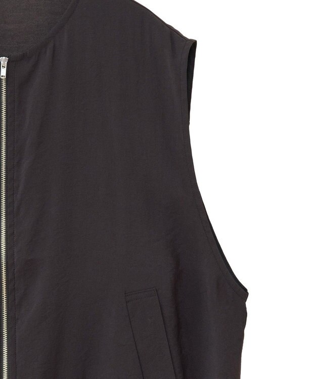 Green Parks シアーZIPベスト Black