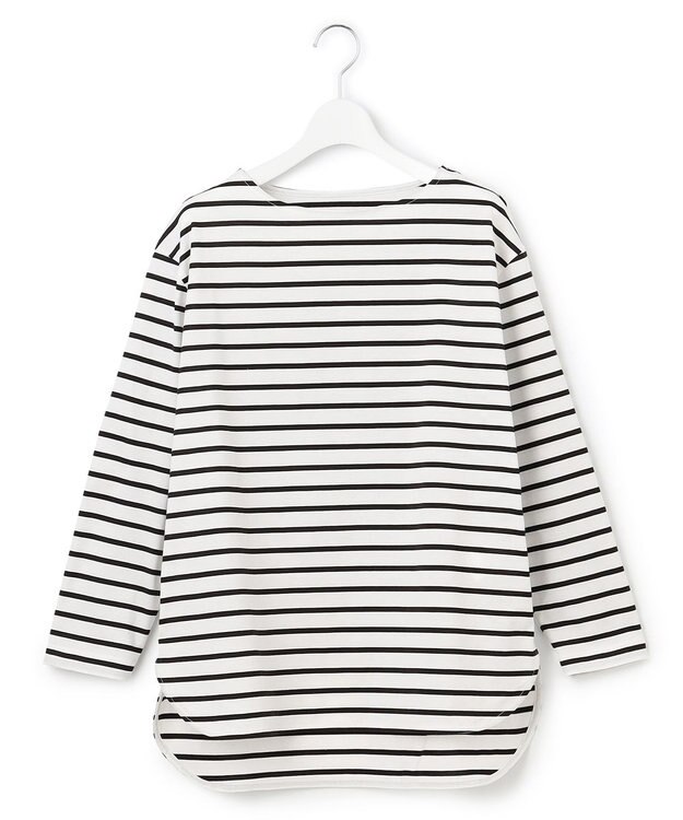 J.PRESS YORK STREET 【WOMEN】バスクTシャツ ホワイト系1