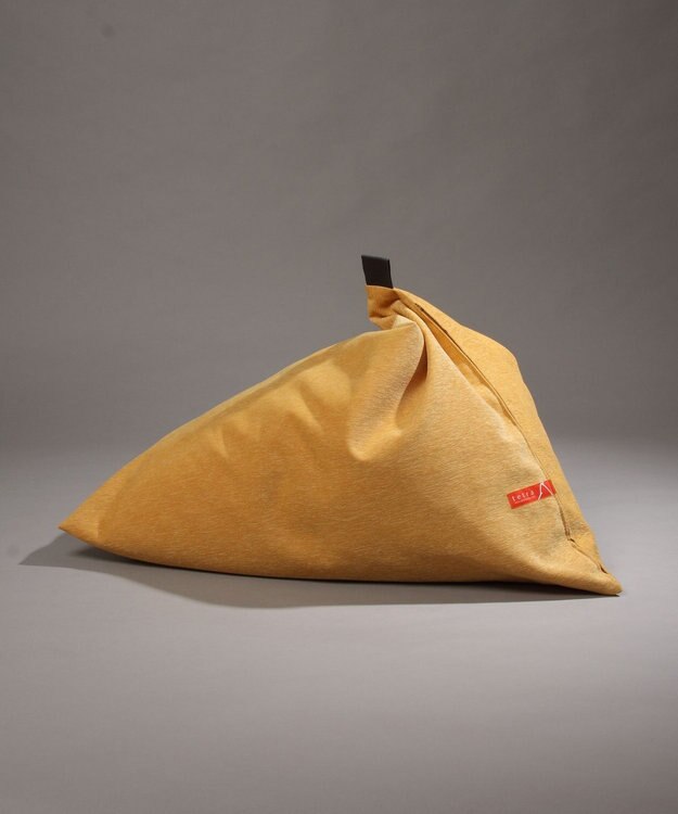 ビーズクッション tetra ソファー張り生地 シェニール ビーズクッション マンゴー