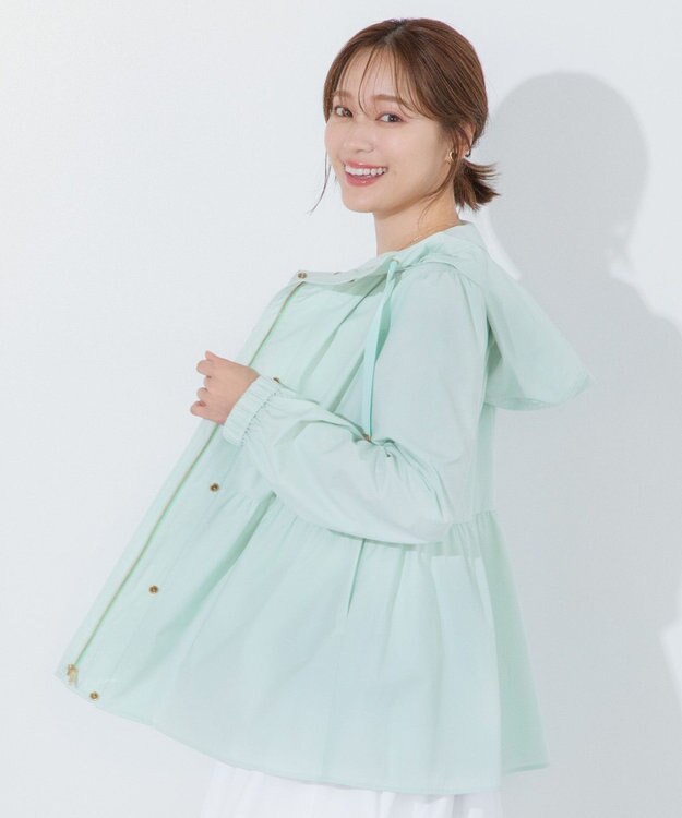 TOCCA 【chayさん着用】DEWDROP SHELL コート ライトグリーン系