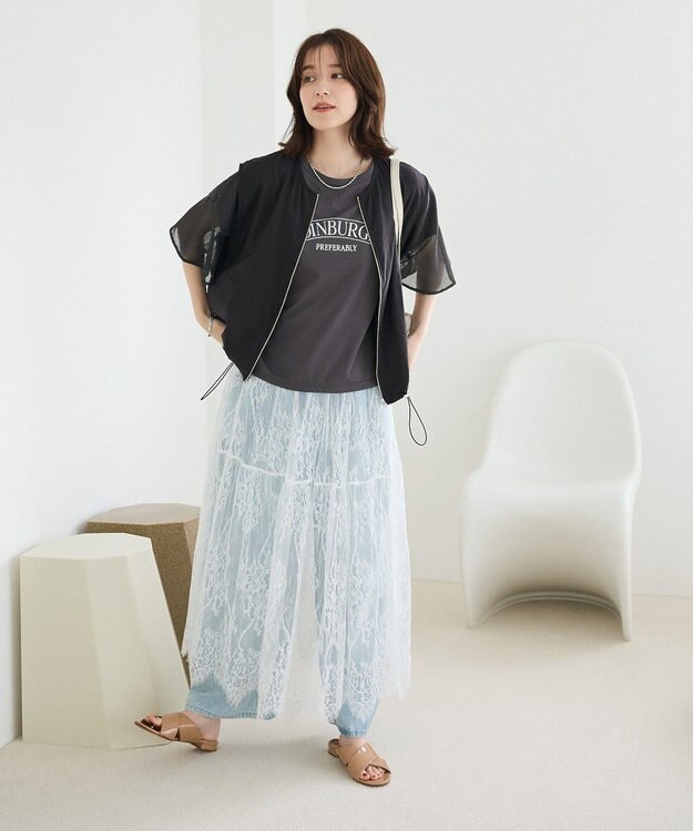 Green Parks シアーZIPベスト Black