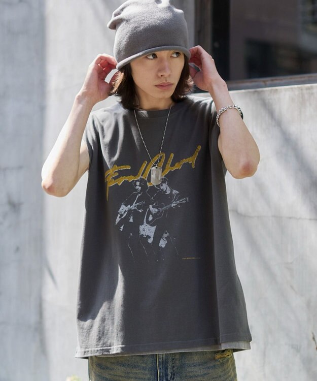 WEGO 【ユニセックス着用ITEM/MLサイズ展開】グラフィックBIGノースリーブ 柄3