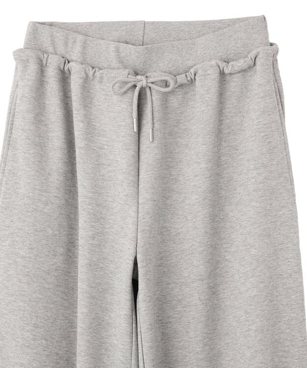 earth music&ecology 裾ドロストスウェットパンツ Gray Mixture