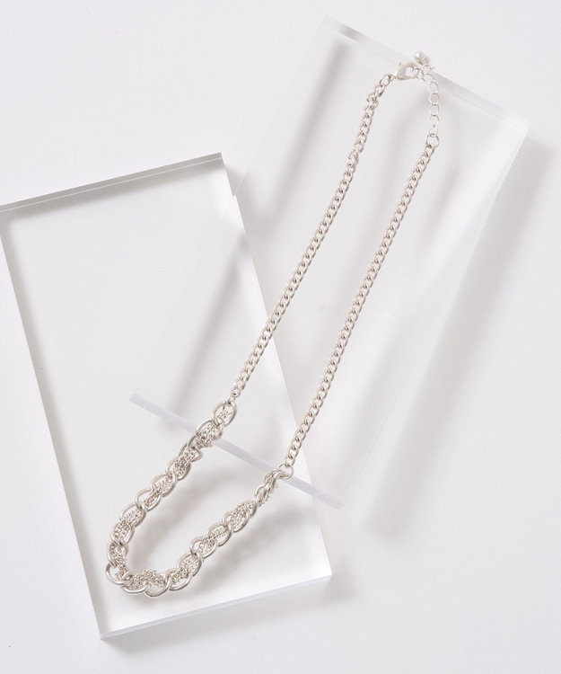 AMERICAN HOLIC ツイストチェーンネックレス Silver