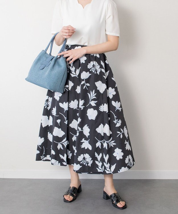 INTER-CHAUSSURES 【Oh my Sandals】チャンキーヒールレザーサンダル ブラック