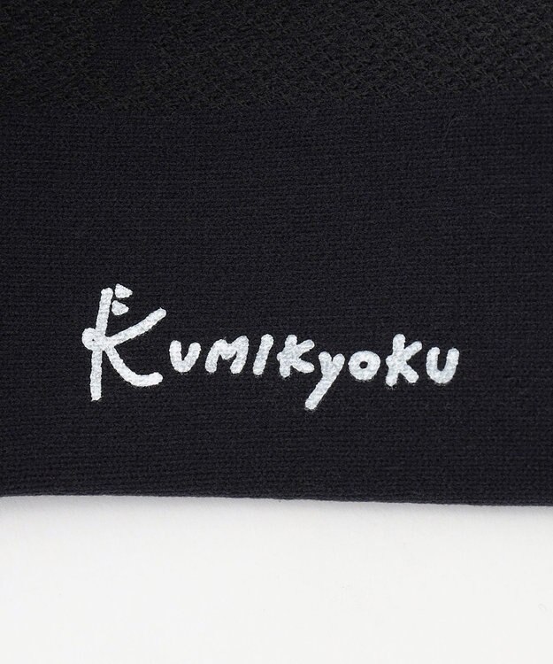 組曲 KIDS 【120-160㎝】花柄 ナイロンタイツ ブラック系