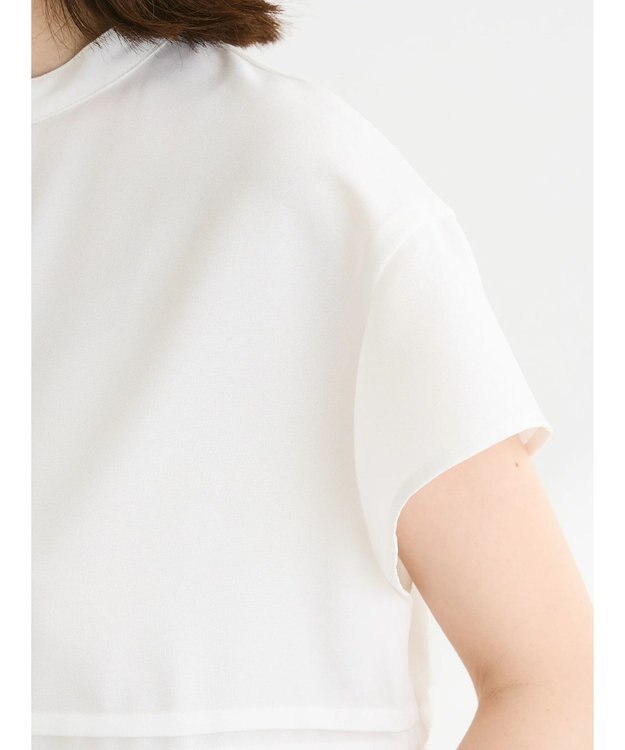 Green Parks プリーツヘムタックチュニック Off White