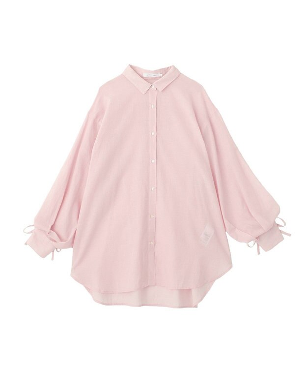 AMERICAN HOLIC ガーメントウォッシュアソートギャザーシャツ Pink