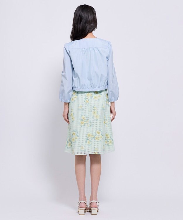 TOCCA SWEET FRILL JACKET ジャケット スカイブルー系