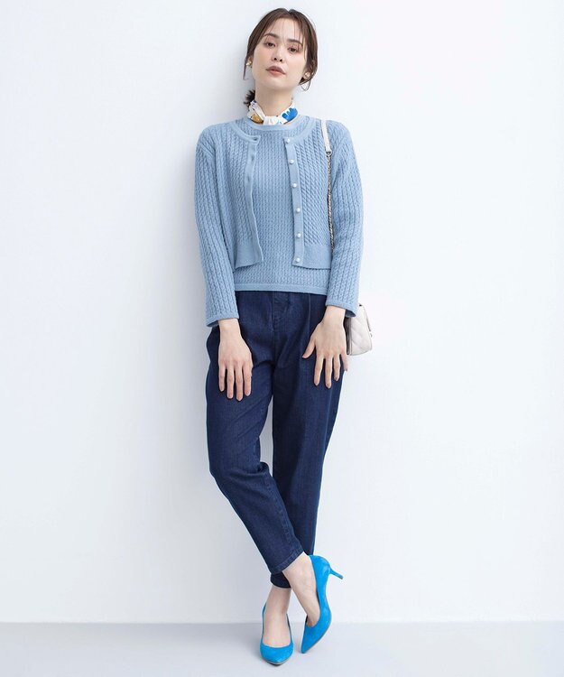 組曲 【2SET・WEB限定】ミニブークレーツイン セット サックスブルー系