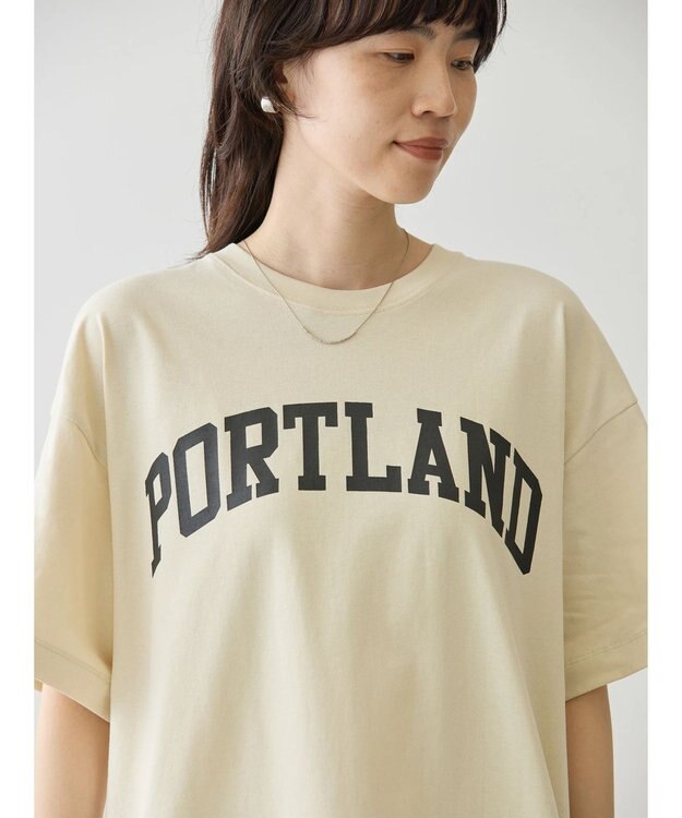 AMERICAN HOLIC ＰＯＲＴＬＡＮＤカットチュニック Ivory