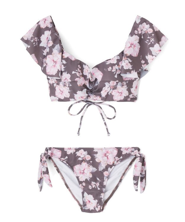 San-ai Resort（三愛水着楽園） 【SALE】軽い着け心地でしっかり盛れる【楽盛り水着】　ワイヤービキニ　7S・9M・11L【San-ai Resort（サンアイリゾート）】 ブラウン