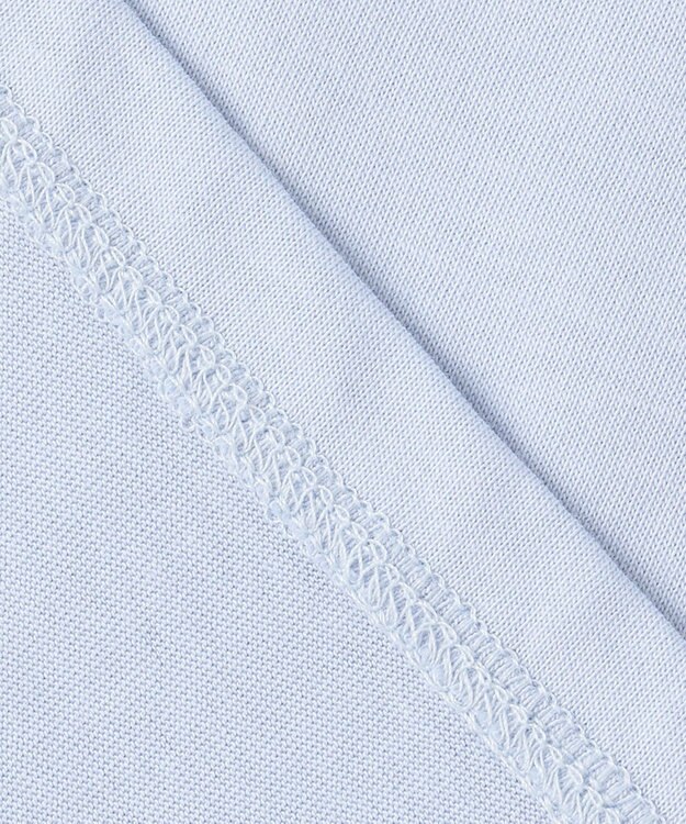 Feroux 【UVケア】バックリボンボリュームスリーブ Tシャツ スカイブルー系