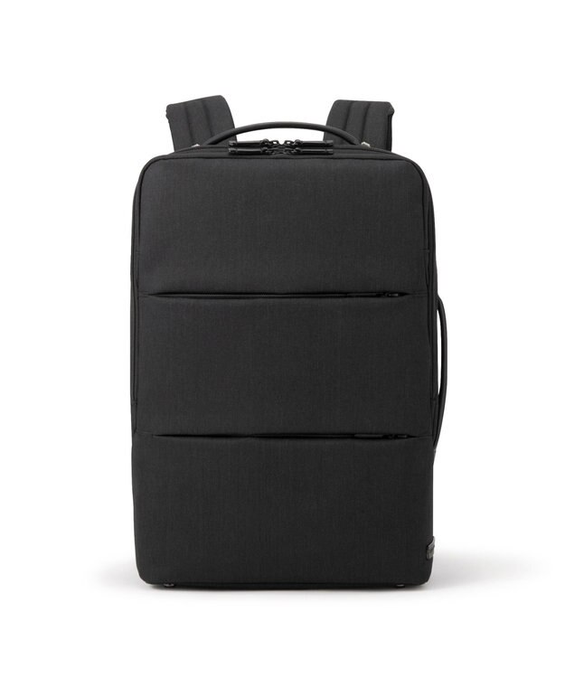 ZERO HALLIBURTON  Z PACK LTD DN ビジネスリュック  B4サイズ 15.6インチPCPC収納 18/23L 脱着ポーチ エキスパンド 81743 ブラック