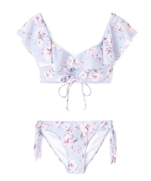 San-ai Resort（三愛水着楽園） 【SALE】軽い着け心地でしっかり盛れる【楽盛り水着】　ワイヤービキニ　7S・9M・11L【San-ai Resort（サンアイリゾート）】 ブルー