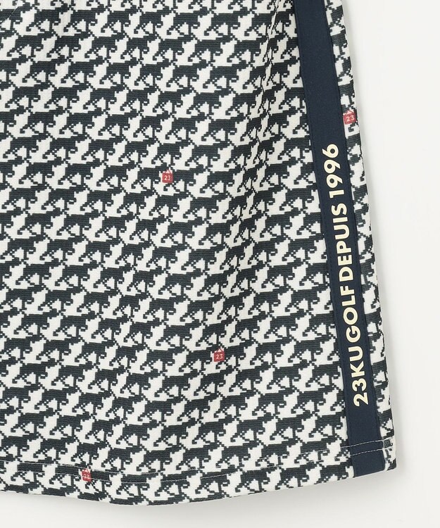 23区GOLF 【WOMEN】【ストレッチ】ハンタードッグ柄 スカート ホワイト系5