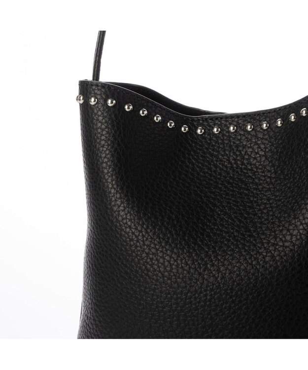 UNBILLION カシュカシュ cachecache / スタッズ付きショルダー ブラック