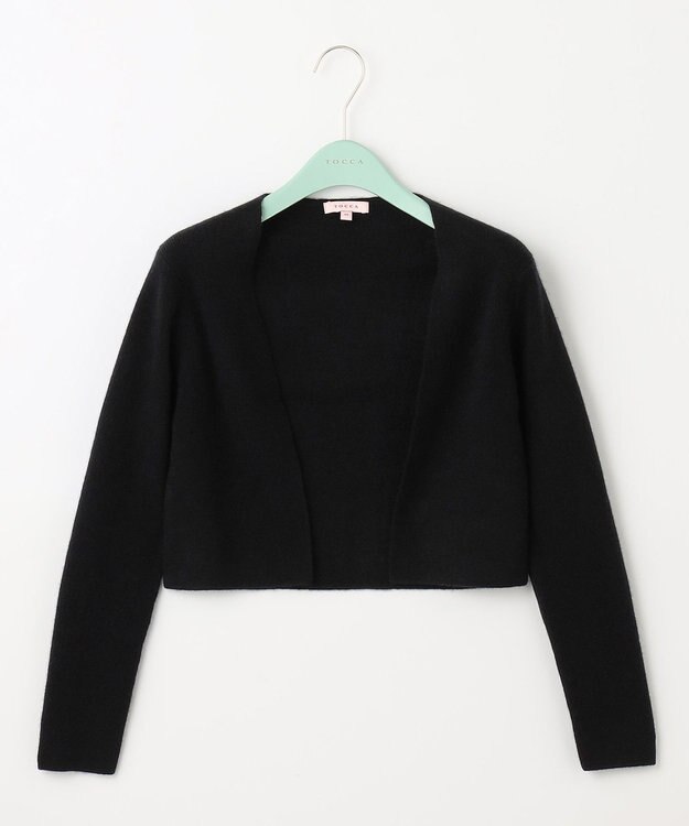 TOCCA 【洗える！】CASHMERE BOLERO ボレロ ブラック系