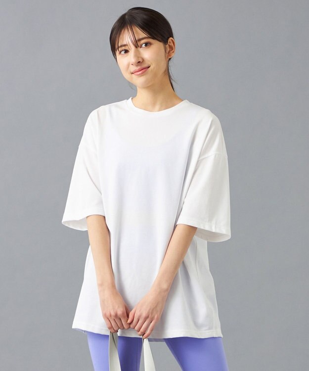 Chacott HandsomeCotton オーバーTシャツ ホワイト