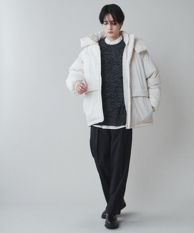 WEGO SORONA（R）　ミリタリーパテッドブルゾン ホワイトその他