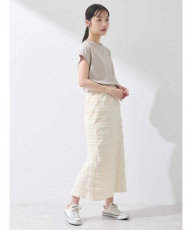 earth music&ecology フレンチＴ Beige