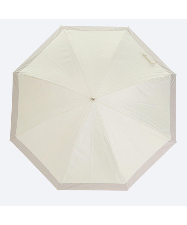 MOONBAT 晴雨兼用日傘 長傘 バイカラー切継／遮光 遮熱 UV オフホワイト