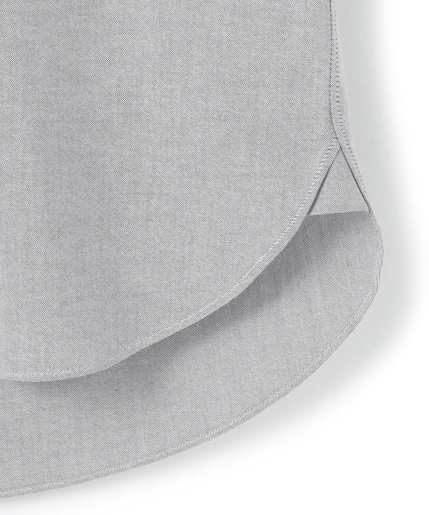 J.PRESS MEN 【WEB・一部店舗限定】オックス バンドカラーシャツ ライトグレー系