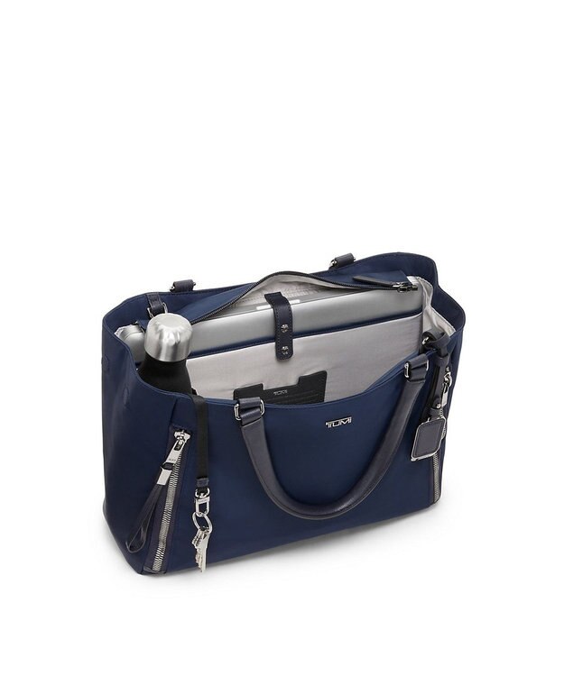 TUMI トートバッグ レディス  VOYAGEUR 「ヴァレッタ」ミディアム・トート インディゴ