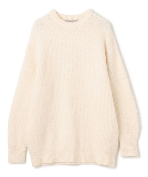 UNFILO アルパカシャギー ロングニット オフ