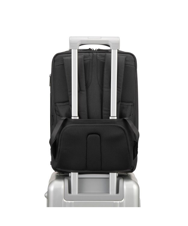ZERO HALLIBURTON  Z PACK LTD DN ビジネスリュック  B4サイズ 15.6インチPCPC収納 18/23L 脱着ポーチ エキスパンド 81743 ブラック