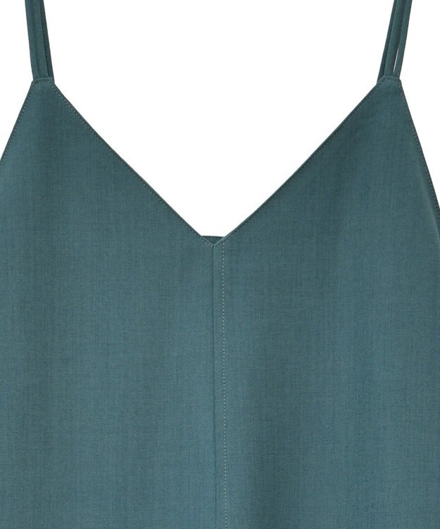 YECCA VECCA 【前後2way】レースアップキャミワンピース Blue Green