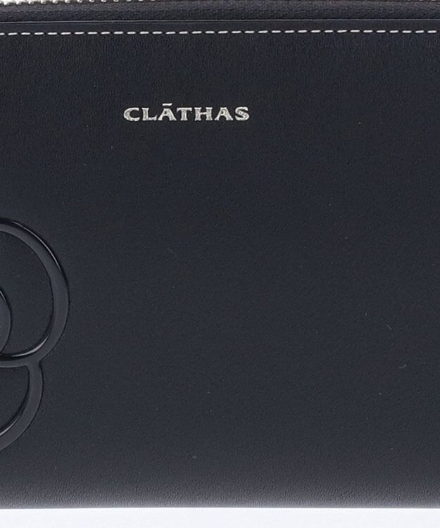CLATHAS シストロン ラウンド長財布 ブラック