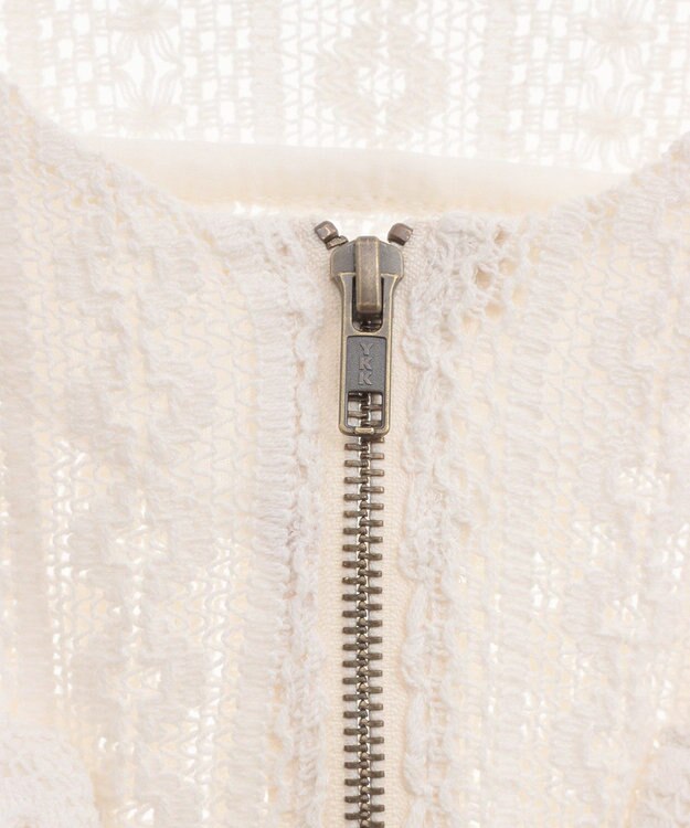 Green Parks Ｉ　レースシャツブルゾン Ivory