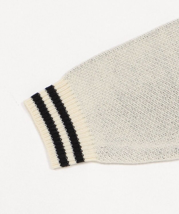 WEGO 【ユニセックス着用ITEM】グラフィックZIPニットブルゾン ブラックその他