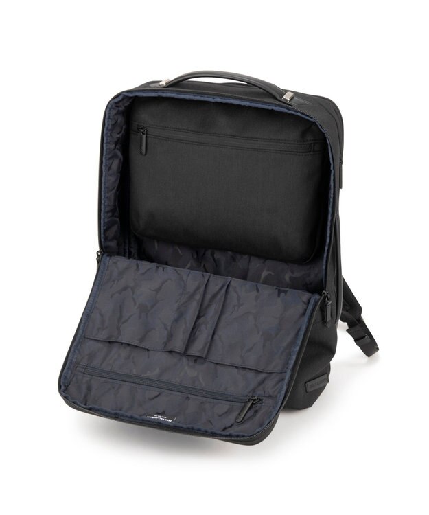 ZERO HALLIBURTON  Z PACK LTD DN ビジネスリュック  B4サイズ 15.6インチPCPC収納 18/23L 脱着ポーチ エキスパンド 81743 ブラック