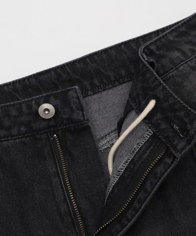 WEGO 【ユニセックス着用ITEM】スウィッチングフレアデニムパンツ デニムブラックソノタ